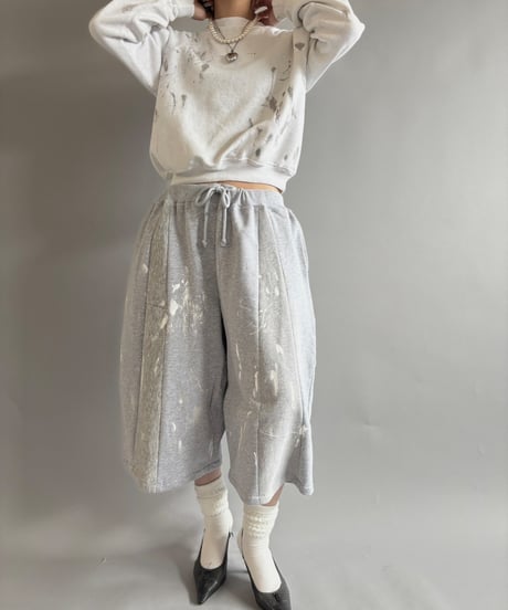 【USED】 Paint Short Sweat / 250925-011