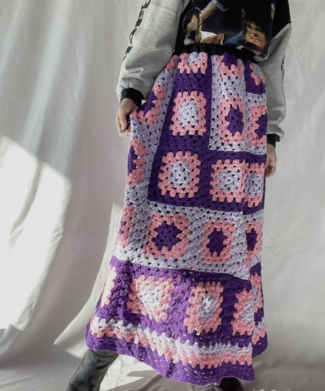 【RE;CIRCLE】 RE Granny Long Skirt⑤/211216-044