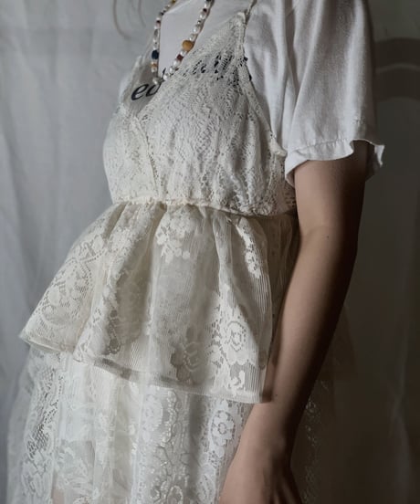 【RE;CIRCLE】 RE Lace N/S One-piece③/210714-006