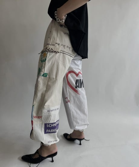 【RE;CIRCLE】 RE Eco-Friendly Bag Draw Cord Pants / 220825-024