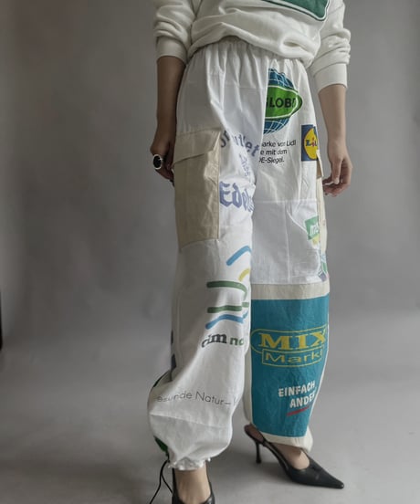 【RE;CIRCLE】RE Eco-Friendly Bag Rraw Cord Pants / 230427-013