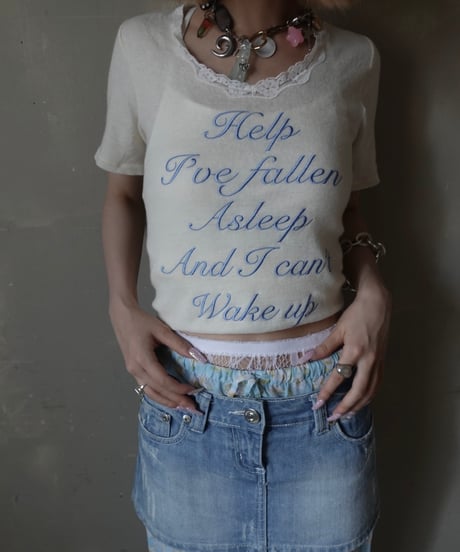 【RE;CIRCLE】 Re Embroidered T-Shirt /  250724-018