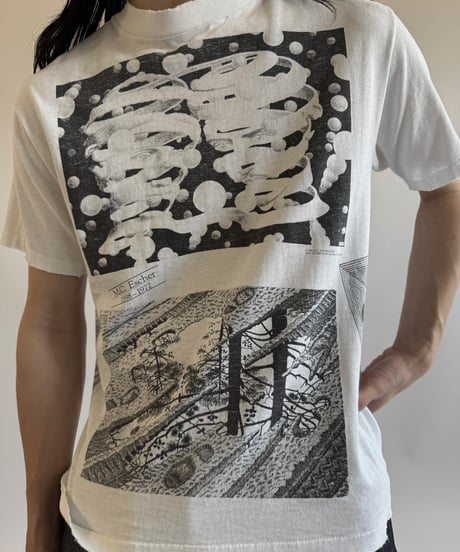 【USED】 Made in USA 90's SOFTEE M.C. ESCHER T-Shirt /250621-028