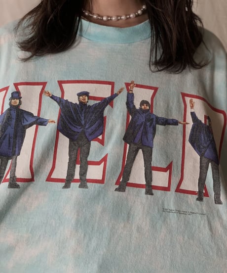 【USED】 S/S T-shirt THE BAETLES "HELP!"/210526-052