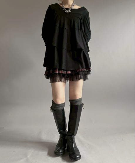 【USED】 Vivienne Westwood RED LABEL Tiered Cut Top/ 260228-020