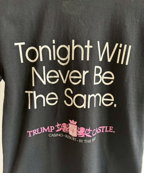 【USED】 RESIZED MADE in USA 80s Hanes TRUMP CASTLE T-Shirt / 260627-017