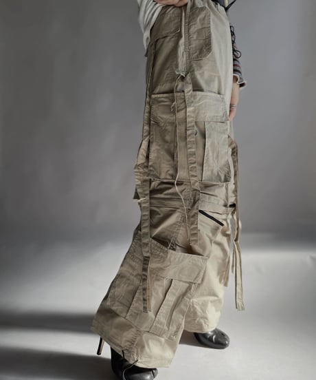 【USED】 Techno Pants (Beige) / 230119-001