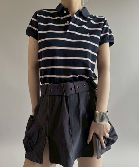 【USED】 Ralph Lauren Boarder Polo Shirt / 260509-001