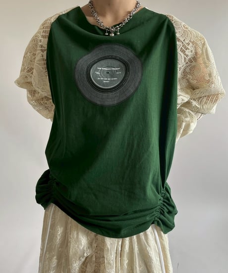 【RE;CIRCLE】 RE Lace Switching Raglan T-Shirt / 250605-007