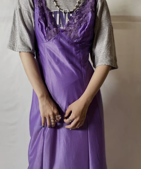 【USED】  Poly Camisole One-piece①/20210819-011