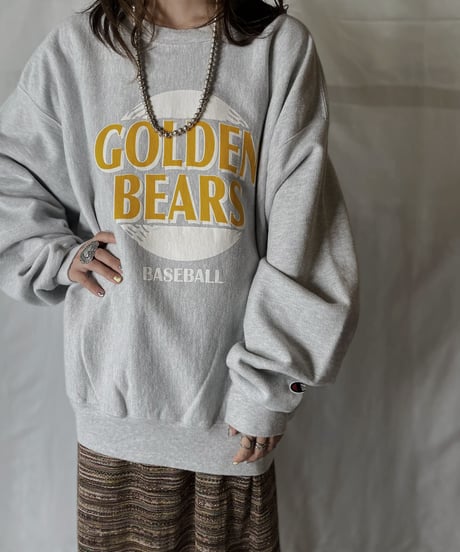 【USED】  Champion Reverse Weave Sweat GOLDEN BEARS/210902-017