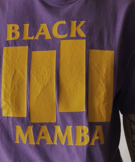 【USED】 S/S T-shirt BLACK MANBA/210801-005
