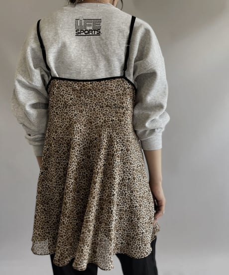 【USED】 Leopard Patterned Camisole One-Piece   / 230923-007