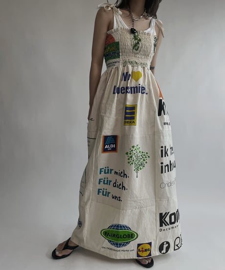 【RE;CIRCLE】 RE Eco-Friendly Bag Camisole One-piece / 220804-022