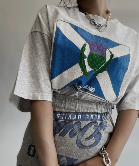 【USED】 T Shirt "Scot Land" / 220806-022