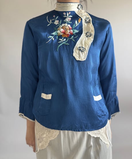 【USED】 Vintage China Shirt/ 260104-022