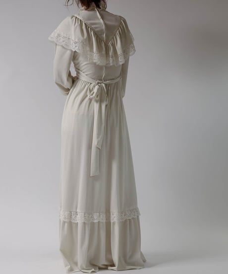 【USED】L/S Poly Dress ② / 220324-004