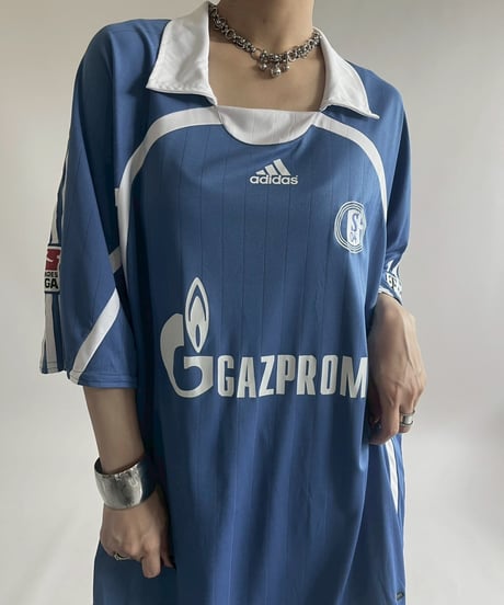 【USED】 adidas 07~08's Schalke 04 KURANYI Soccer Shirt/ 250607-021