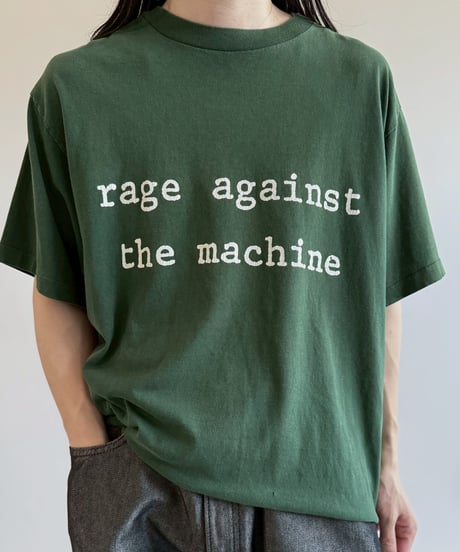 【USED】 90's  RAGE AGAINST THE MACHINE T-Shirt /250621-047