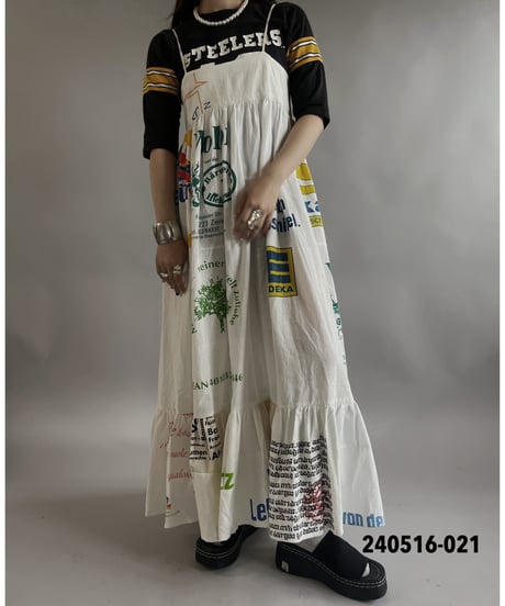 【RE;CIRCLE】RE Eco-Friendly Bag Camisole Long One-piece / 240516-021・022