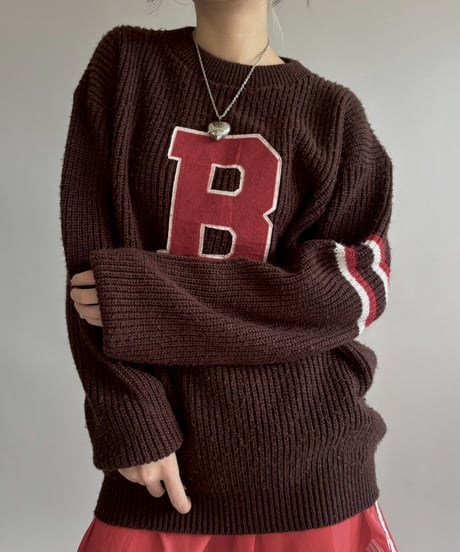 【USED】 Lettered Knit / 260117-001