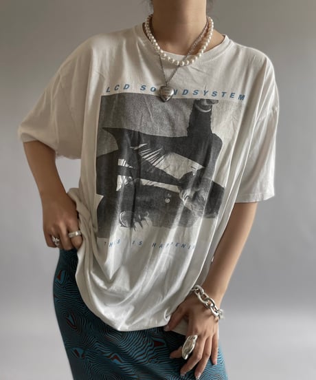 【USED】GILDAN LCD SOUND SYSTEM T-Shirt /240810-005