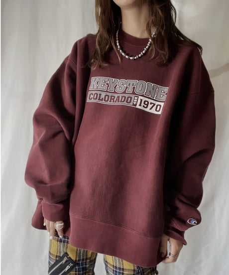 【USED】  Champion Reverse Weave Sweat KEYSTONE/211116-039