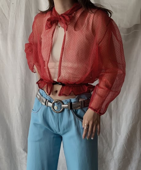 【USED】  See-through Top③/210506-037