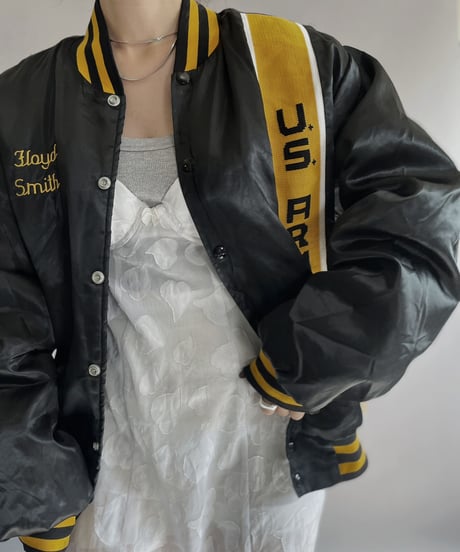 【USED】  US Army Nylon Stadium Jacket / 221126-028