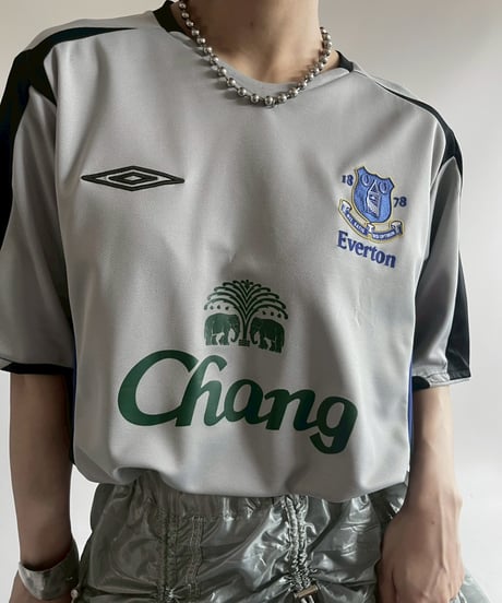 【USED】14~15's UMBRO Everton Soccer Shirt / 250712-007