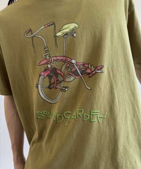 【USED】 Made in USA 90's Anvil SOUND GARDEN T-Shirt /250621-049
