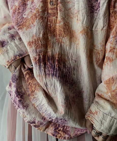 【USED】 Tie Dye Dyeing Mexican Top /210226-021