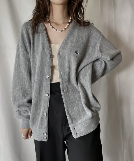 【USED】   LACOSTE Knit Cardigan 13/211126-021