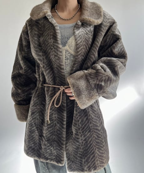 【USED】 Made in USA Monterey Fake Fur Jacket /250104-044