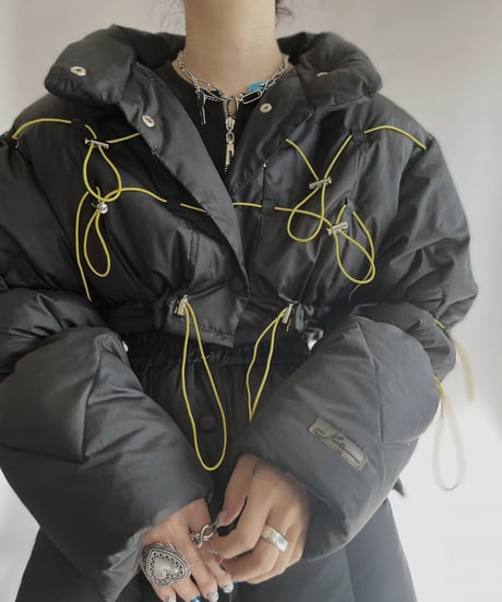 【RE;CIRCLE】 RE Draw Code Short Down Jacket + Skirt / 230126-013