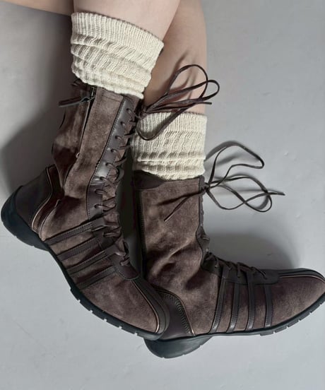 【ROCKFISH WEATHERWEAR】BLISS HIGHTOP SNEAKERS Choco / RF1SHBE3SK004