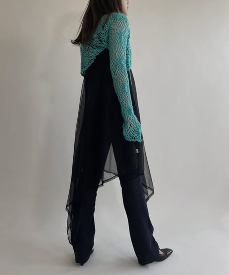 【USED】 Crochet Long Sleeves Cardigan / 220430-014