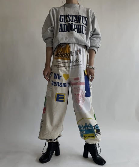 【RE;CIRCLE】 RE Eco-Friendly Bag Draw Cord Pants / 220825-022