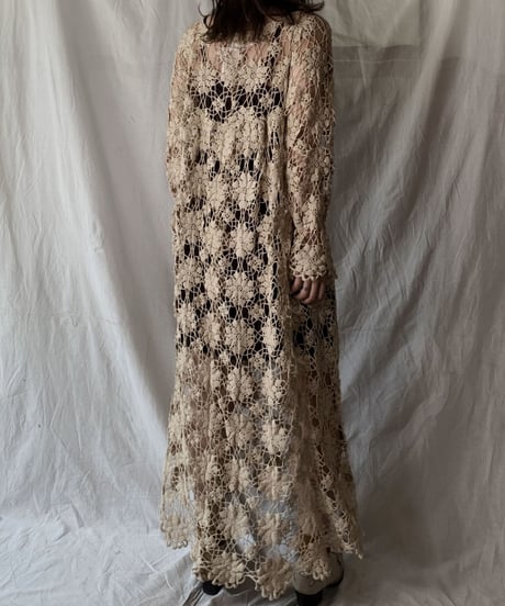 【RE;CIRCLE】 RE Crochet Lace Dress④/210421-004