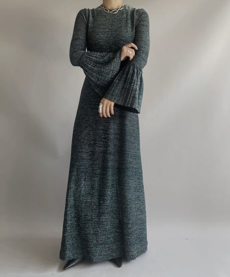 【USED】 Lame L/S Long One-Piece / 231028-004