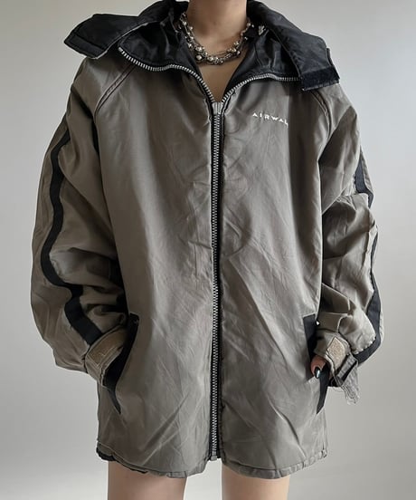 【USED】 AIR WALK Reversible Hooded Jacket /241228-014
