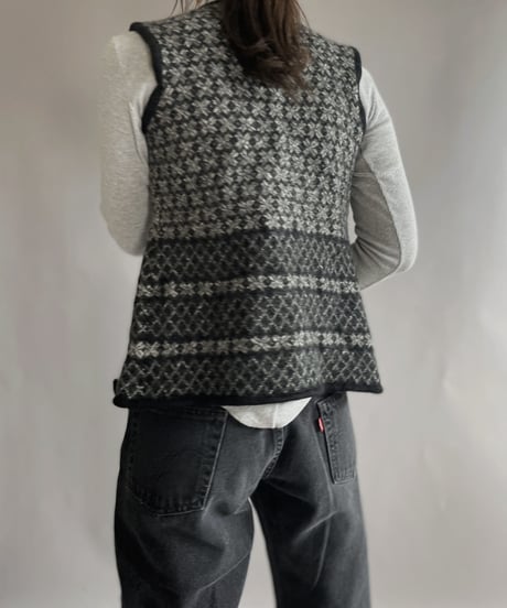 【USED】  Wool Knit Vest / 221029-011