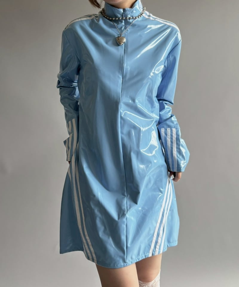 USED】 adidas×IVY PARK 21SS 1/2 ZIP Latex dress