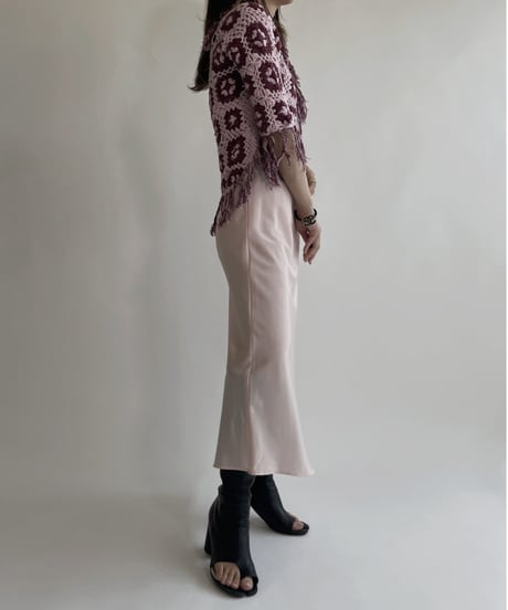 【USED】 Crochet Middle Sleeves Cardigan / 220430-010