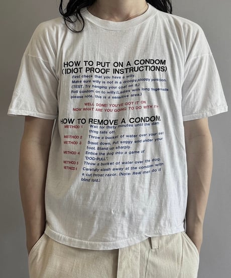 【USED】 CONDOM T-Shirt  /240729-102