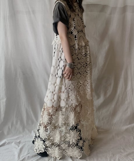 【RE;CIRCLE】  RE Crochet N/S Dress ③/210512-007