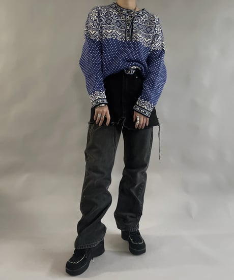 【USED】 L.L.Bean Tirolean Knit Top /240120-001