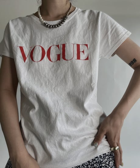 【USED】 Short Sleeved T-shirt "VOGUE" / 220604-028