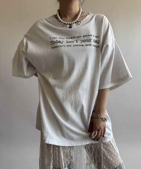 【USED】   Made in USA DELTA Today isn't your day T-Shirt/250510-061