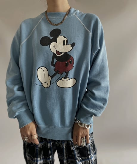 【USED】 Disney Mickey Sweat Top Top/ 231014-014
